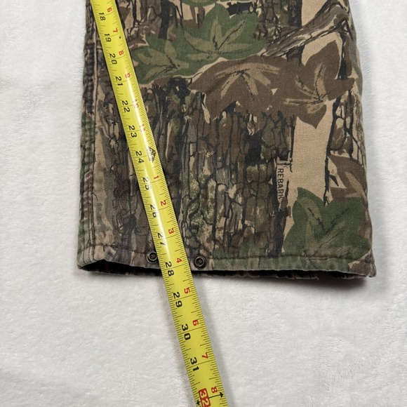 Vintage Gander Mountain Coveralls Mens Large Brown TreBark Camo Hunting 90s - Picture 14 of 15